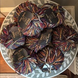 Tahki Yarns Siena Wool Blend Ribbon Yarn 8 Skeins